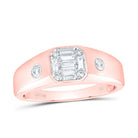 10K Rose Gold Baguette Diamond Baguette Band Ring 3/8 Cttw - Splendid Jewellery