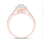 10K Rose Gold Diamond Fashion Heart Bridal Set 1/3 Cttw - Splendid Jewellery