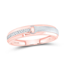 Load image into Gallery viewer, 10K Rose Gold Diamond Heart Trio Ring Set 1/4 Cttw - Splendid Jewellery