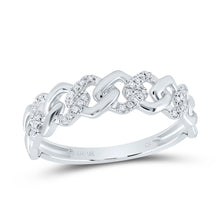 Load image into Gallery viewer, 10K White Gold Diamond Cuban Fashion Trio Ring Set 1/2 Cttw - Splendid Jewellery
