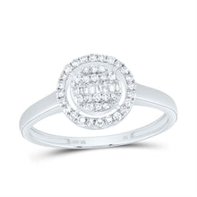 Load image into Gallery viewer, 10K White Gold Diamond Designer Ring 1/5 Cttw - Splendid Jewellery