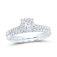 Load image into Gallery viewer, 10K White Gold Diamond Fashion Bridal Set 3/8 Cttw - Splendid Jewellery