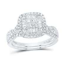 Load image into Gallery viewer, 10K White Gold Diamond Fashion Bridal Set 7/8 Cttw - Splendid Jewellery