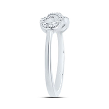 Load image into Gallery viewer, 10K White Gold Diamond Fashion Infinity Ring 1/6 Cttw - Splendid Jewellery