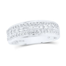 Load image into Gallery viewer, 10K White Gold Diamond Fashion Trio Ring Set 1 3/4 Cttw - Splendid Jewellery
