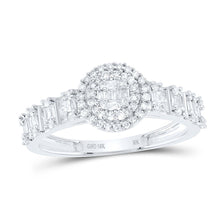 Load image into Gallery viewer, 10K White Gold Diamond Fashion Women's Ring 1/2 Cttw - Splendid Jewellery