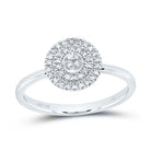 10K White Gold Diamond Gift Ring 1/6 Cttw - Splendid Jewellery