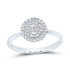 10K White Gold Diamond Gift Ring 1/6 Cttw - Splendid Jewellery