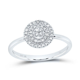 10K White Gold Diamond Gift Ring 1/6 Cttw - Splendid Jewellery