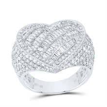 Load image into Gallery viewer, 10K White Gold Diamond Heart Ring 2 Cttw - Splendid Jewellery