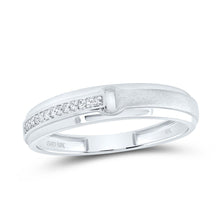 Load image into Gallery viewer, 10K White Gold Diamond Heart Trio Ring Set 1/4 Cttw - Splendid Jewellery