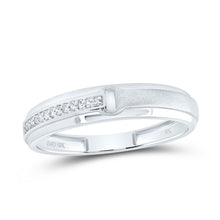 Load image into Gallery viewer, 10K White Gold Diamond Pear Trio Ring Set 1/4 Cttw - Splendid Jewellery
