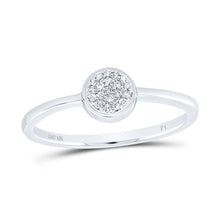 Load image into Gallery viewer, 10K White Gold Diamond Ring 1/20 Cttw - Splendid Jewellery