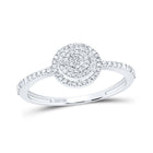 10K White Gold Diamond Ring 1/3 Cttw - Splendid Jewellery