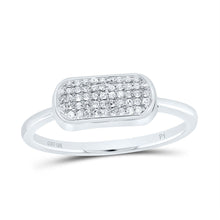 Load image into Gallery viewer, 10K White Gold Diamond Ring 1/8 Cttw - Splendid Jewellery