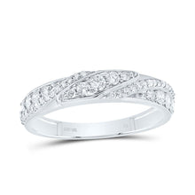 Load image into Gallery viewer, 10K White Gold Diamond Trio Ring Set 1 3/4 Cttw - Splendid Jewellery