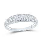 10K White Gold Diamond Trio Ring Set 1/2 Cttw - Splendid Jewellery