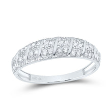 Load image into Gallery viewer, 10K White Gold Diamond Trio Ring Set 1/2 Cttw - Splendid Jewellery