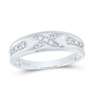 10K White Gold Diamond Trio Ring Set 1/3 Cttw - Splendid Jewellery