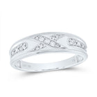 10K White Gold Diamond Trio Ring Set 1/3 Cttw - Splendid Jewellery