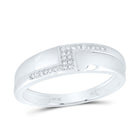 10K White Gold Diamond Trio Ring Set 1/3 Cttw - Splendid Jewellery