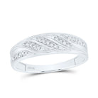 10K White Gold Diamond Trio Ring Set 1/3 Cttw - Splendid Jewellery