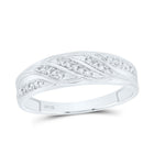 10K White Gold Diamond Trio Ring Set 1/3 Cttw - Splendid Jewellery