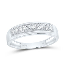 Load image into Gallery viewer, 10K White Gold Diamond Trio Ring Set 7/8 Cttw - Splendid Jewellery