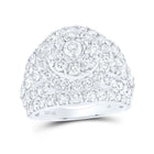 10K White Gold Round Diamond Engagement Ring 4 Cttw - Splendid Jewellery