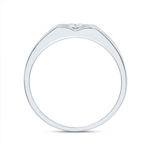 Load image into Gallery viewer, 10K White Gold Round Diamond Mens Band 1/2 Cttw - Splendid Jewellery
