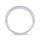 10K White Gold Round Diamond Men's Wedding Band Ring 1/2 Cttw - Splendid Jewellery