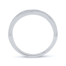 Load image into Gallery viewer, 10K White Gold Round Diamond Men's Wedding Band Ring 1/2 Cttw - Splendid Jewellery