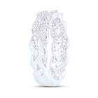 10K White Gold Round Diamond Ring 1/3 Cttw - Splendid Jewellery