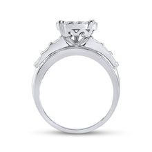Load image into Gallery viewer, 10K White Gold Round Diamond Ring 7/8 Cttw - Splendid Jewellery