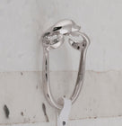 10K White Gold Round Diamond Women's Dolphin Ring 1/20 Cttw - Splendid Jewellery
