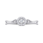 10K White Gold Round Diamond Women's Solitaire Bridal Wedding Engagement Ring 1/10 Cttw - Splendid Jewellery