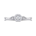 10K White Gold Round Diamond Women's Solitaire Bridal Wedding Engagement Ring 1/10 Cttw - Splendid Jewellery