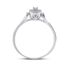 Load image into Gallery viewer, 10K White Gold Round Diamond Women's Solitaire Bridal Wedding Engagement Ring 1/10 Cttw - Splendid Jewellery