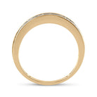10K Yellow Gold Baguette Diamond Wedding Anniversary Band 1/2 Cttw - Splendid Jewellery