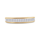 10K Yellow Gold Baguette Diamond Wedding Anniversary Band 1/2 Cttw - Splendid Jewellery