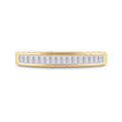 10K Yellow Gold Baguette Diamond Wedding Band Ring 1/4 Cttw - Splendid Jewellery