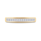10K Yellow Gold Baguette Diamond Wedding Band Ring 1/4 Cttw - Splendid Jewellery