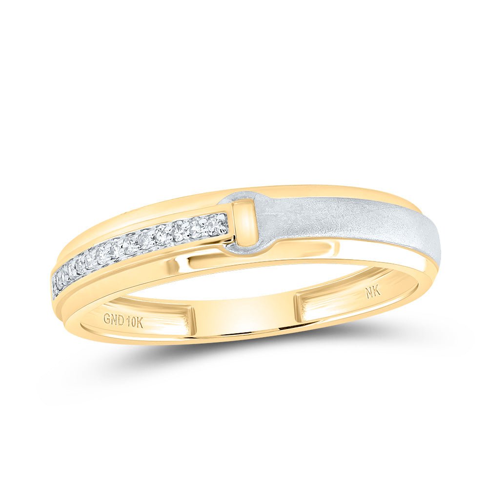 10K Yellow Gold Diamond Clover Trio Ring Set 1/3 Cttw - Splendid Jewellery