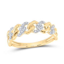 Load image into Gallery viewer, 10K Yellow Gold Diamond Cuban Fashion Trio Ring Set 1/2 Cttw - Splendid Jewellery