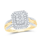 10K Yellow Gold Diamond Designer Ring 1/2 Cttw - Splendid Jewellery