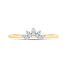 10K Yellow Gold Diamond Enhancer Ring 1/10 Cttw - Splendid Jewellery