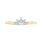 10K Yellow Gold Diamond Enhancer Ring 1/10 Cttw - Splendid Jewellery