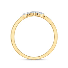 Load image into Gallery viewer, 10K Yellow Gold Diamond Enhancer Ring 1/10 Cttw - Splendid Jewellery