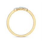 10K Yellow Gold Diamond Enhancer Ring 1/10 Cttw - Splendid Jewellery
