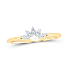 Load image into Gallery viewer, 10K Yellow Gold Diamond Enhancer Ring 1/10 Cttw - Splendid Jewellery